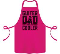 Festa Del Papà Chitarra Dad Like A Normale Papà Cotone Grembiule 100% Biologico