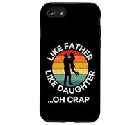 Festa del papà come padre come figlia papà papà papà uomini ragazze bambino Custodia per iPhone SE (2020) / 7/8
