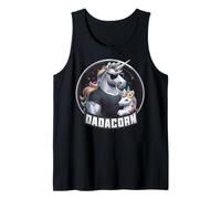 Festa del papà Dadacorn Baby Unicorn Dad, Daddy Funny Dadacorn Canotta