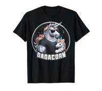 Festa del papà Dadacorn Baby Unicorn Dad, Daddy Funny Dadacorn Maglietta