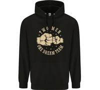 Festa Del Papà Due Uomo Un Sogno Team Papà Figlio Felpa