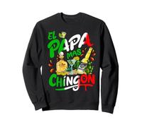 Festa del papà El Papa Mas Chingon Divertente Messicano Papà Spagnolo Felpa