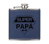 Festa Del Papa Idee Regalo-Fiaschetta Personalizzata,PAPA Fiaschetta Tascabile,6oz/180ml Fiaschetta con Imbuto,Regalo Compleanno Papà,Regalo Festa Del Papà Personalizzato