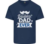 Festa Del Papà Il Papà Più Grande Maglietta In Cotone A V Per Uomo