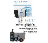 Festa del Papà Kit Hair composto da n. 1 Shampoo - n. 2 Cere + Pochette e Borrac