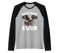 Festa del papà Miglior papà del Mondo Maglia con Maniche Raglan