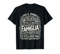 Festa del papà Migliore del Mondo Figlio Figlia Padre Maglietta
