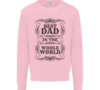 Festa Del Papà Migliore Papà IN la Parola Uomo Felpa Maglione