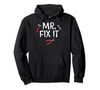 Festa del papà Mr Fix it Fun DIY Handy Man Dad Daddy Match Men Felpa con Cappuccio