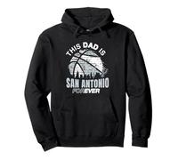 Festa del papà NBA This Dad Is San Antonio Forever Felpa con Cappuccio