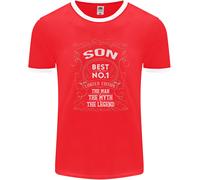 Festa Del Papà No 1 Son Uomo Mito Leggenda Divertente Uomo Ringer Fotl