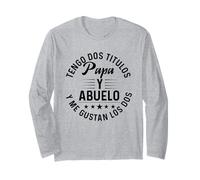 Festa del papà per il nonno in spagnolo dia del padre abuelo Maglia a Manica