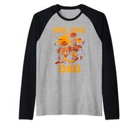 Festa del papà Reel Cool Dad Fishing Maglia con Maniche Raglan