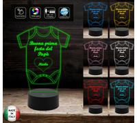 FESTA DEL PAPA’ Regalo originale LAMPADA LED 7 colori selezionabili con touch [EEK: A++]