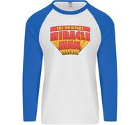 Festa Del Papà The Original Miracle Man Uomo L/S Baseball T-Shirt