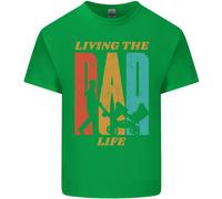 Festa Del Papà Vivere La Vita Da Papà Maglietta Divertente Per Bambini E Bambine