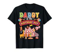 Festa del Primo Compleanno di Daddy of The Birthday Boy Carnival Circus Maglietta
