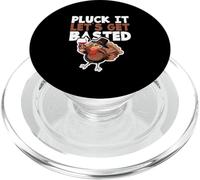 Festa del Ringraziamento Bere Divertente Pluck It Let's Get Basted PopSockets PopGrip per MagSafe