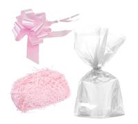 Festa Della Mamma Cesto Wrap Set Borsa Fiocco E Carta - Colore a Scelta