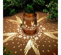 festa della mamma Colibrì,Lanterna Solare per Esterni, in Metallo, Impermeabile, Decorazione a LED, per Giardino, Patio, Cortile, Prato, Veranda, Come Regalo per Mamma e papà