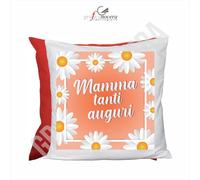 FESTA DELLA MAMMA Cuscino Quadrato Tanti Auguri idea regalo
