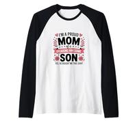 Festa della mamma da figlio mamma donna per madri divertenti matrigna Maglia con Maniche Raglan