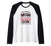 Festa della mamma da figlio mamma donna per madri nonna matrigna Maglia con Maniche Raglan