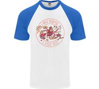 Festa Della Mamma Ero Normale Cinque Bambini Fa Maglietta Baseball Uomo S/S