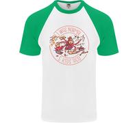Festa Della Mamma Ero Normale Cinque Bambini Fa Maglietta Baseball Uomo S/S