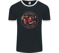 Festa Della Mamma, Ero Normale Cinque Bambini Fa Uomo Ringer T-Shirt FotL