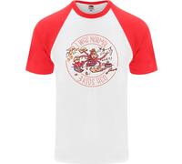 Festa Della Mamma Ero Normale Tre Bambini Fa Maglietta Baseball S/S Da Uomo