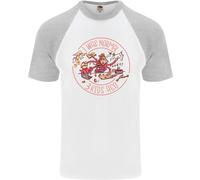 Festa Della Mamma Ero Normale Tre Bambini Fa Maglietta Baseball S/S Da Uomo