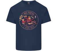 Festa Della Mamma i Was Normale Cinque Bambini Fa Uomo Cotone T-Shirt