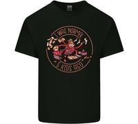 Festa Della Mamma i Was Normale Cinque Bambini Fa Uomo Cotone T-Shirt