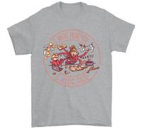 Festa Della Mamma i Was Normale Cinque Bambini Fa Uomo T-Shirt 100% Cotone