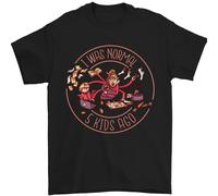 Festa Della Mamma i Was Normale Cinque Bambini Fa Uomo T-Shirt 100% Cotone