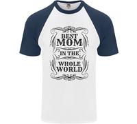 Festa Della Mamma Migliore Mamma IN The World Uomo S/S Baseball T-Shirt