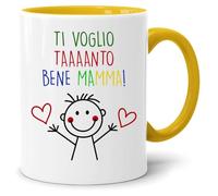Festa della mamma | Mug Ti Voglio Taaanto Bene Mamma Orsetto | Regalo Compleanno Donna Originale | Tazza Colazione Bambini Dolce | Regali Amica Speciale e Fidanzata