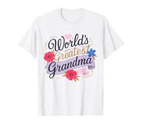 Festa della Mamma per la Nonna più Grande del Mondo Maglietta