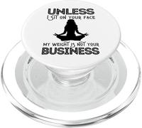 Festa della mamma Sarcastica Il mio peso non è il tuo business Women PopSockets PopGrip per MagSafe