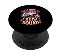 Festa della nave da crociera Ghost Pumpkins di Halloween Cruise Squad PopSockets PopGrip Adesivo