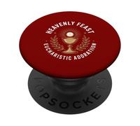 Festa della Santa Comunione Adorazione Eucaristica Fede PopSockets PopGrip Adesivo