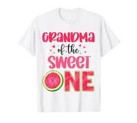 Festa di Compleanno della Famiglia della Nonna del Dolce Anguria Maglietta