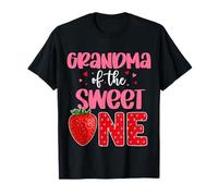 Festa di Compleanno della Famiglia della Nonna della Dolce Fragola Maglietta