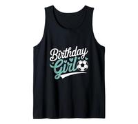 Festa di compleanno della ragazza con i cuori di calcio Canotta