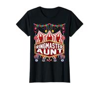 Festa di Compleanno di Ringmaster Aunt Shirt Circus Carnival Maglietta