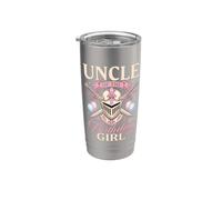 Festa di compleanno per la ragazza del cavaliere dello zio del compleanno Bicchiere termico in acciaio inox doppia parete