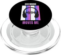 Festa di concerto per band retrò anni '80 Music Moves Me PopSockets PopGrip per MagSafe