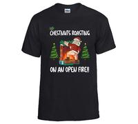 Festa di Natale Maglione 2023, Divertimento/Maleducato/Castagne Roasting