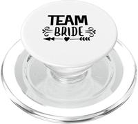 Festa di nozze del cuore della freccia della sposa della squadra e festa di addio al nubilato PopSockets PopGrip per MagSafe
